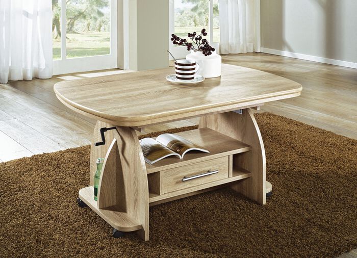 Couchtisch mit Schublade EICHE SONOMA